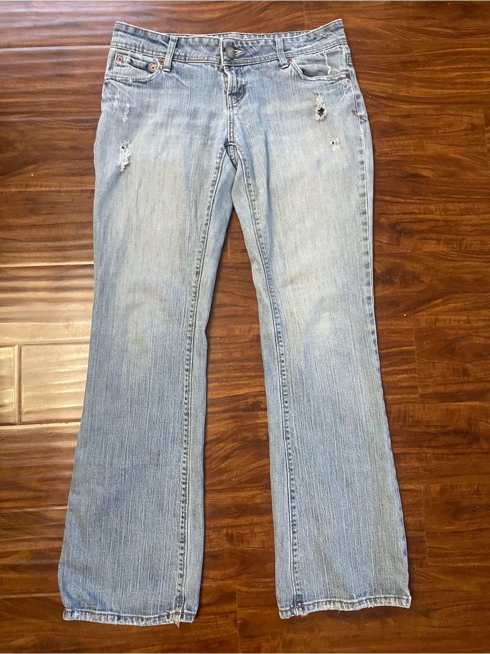 Vintage American Eagle The Artist Flare Jeans Size 14 Short